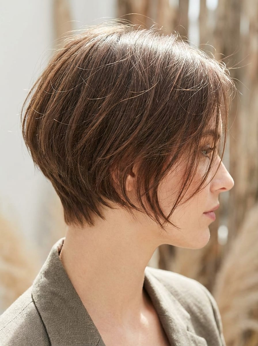 Pixie Bob mit weicher Nackenpartie - Kurzhaarfrisur für feines Haar